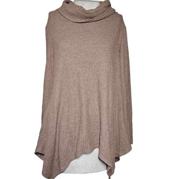 Brown Oversized Turtleneck Sweater Size Large - Picture 1 of 4